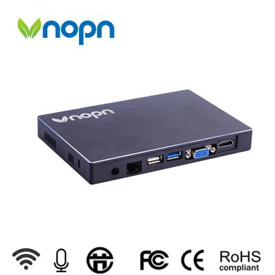 China Vnopn K800 fanless mini pc pcoip zero client with z8350 winds 10 system and linux mini pc for sale