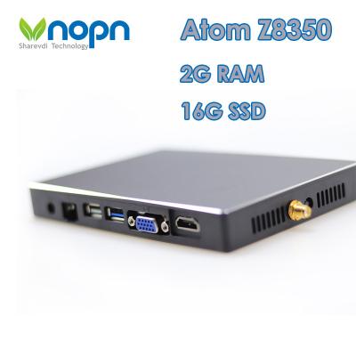 China Vnopn K800 Intel Z8350 Quad Core Processer Mini Personal Computer 1.84GHz CPU Frequency Aluminum Shell Fanless Style for sale