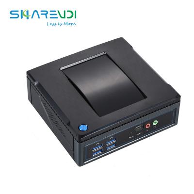 China Intel Core I5 Processor 4g ram 64g ssd zero client 4* USB3.0 Barebone System NUC Fanless Mini PC 12V for sale