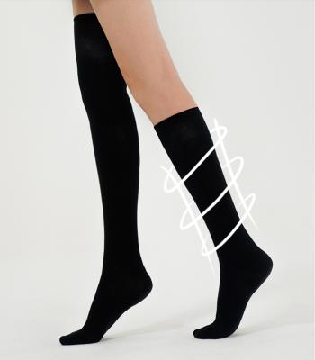 China Breathable Custom Unisex Calf Cotton Calf Stockings Nylon Varicose Media Compression Stockings for sale