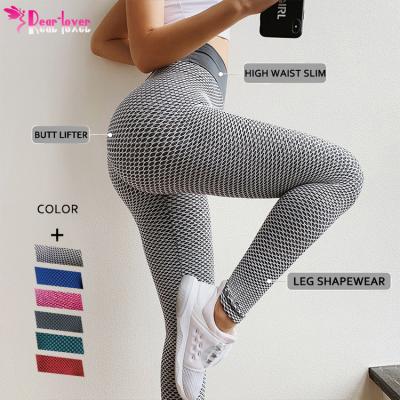 China Multicolor Customized Large Size Quick Dry Women's Fitness Waist Antibacterial High Leg Pants Women's Yoga Gaiters for sale