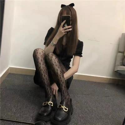 China Black Antibacterial Women Knee High Thigh High Boots Wide Lace Stockings Black for sale