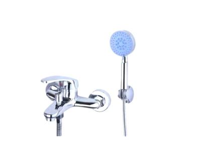 China With Nanan Guanshu Sanitary Ware Cheap Price Porcelain Slide Bar High Quantity Industrial Bathroom Shower Set Brass Shower Column for sale