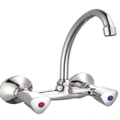 China Hot Selling Nanan Guanshu Ware Metered Basin Faucet Hot Selling Faucets Cheap Price Sanitary New Dual Design High Quality for sale