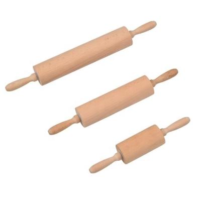 China Sustainable Kitchen Accessories Smooth Beech Wood French Pins To Make Nonstick for sale