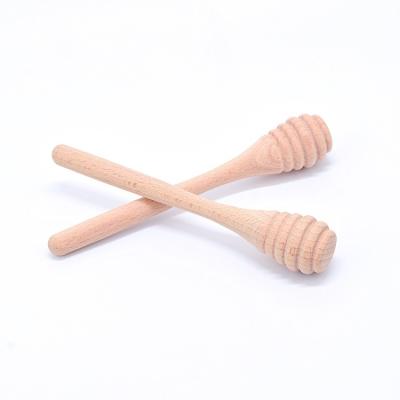 China Viable Most Selling Products Food Grade Beech Wood Wooden Honey Dippers Sticks for sale