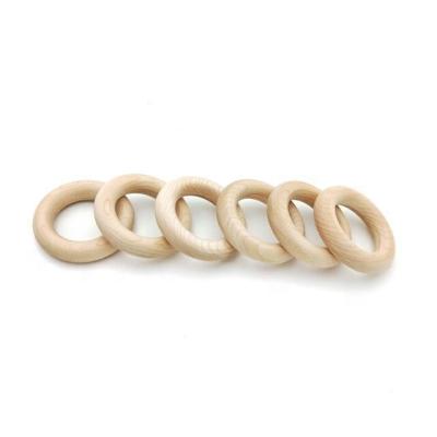 China 2022 DIY Best Eco-Friendly Safest Baby Chew Toys Beech Wood Teethers for sale