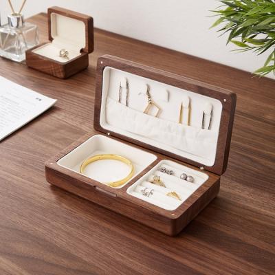 China Good Quality Factory Directly Eco-friendly High-end Jewelry Rings Necklaces Earrings Necklaces Collection Wooden Boxes for sale