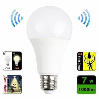 China Hotel LED Sensor Bulb A60 12W Radar Motion Sensor LED Light Bulb for sale