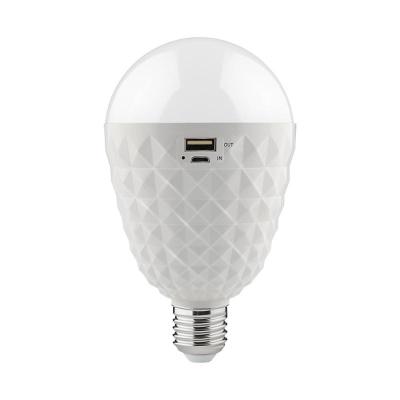 China Factory Price E27 B22 18W Residential LED Emergency Rechargeable LED Light Bulb With Battery for sale