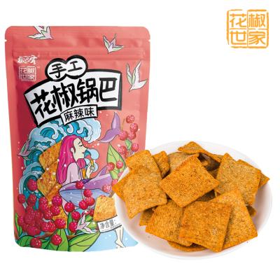 China Healthy Crispy Fried Crispy Snacks Non- Instant Rice Flavor Rice Crust Snacks Chinese Spicy Crispy Rice Crisps Three Chips Low Calorie for sale