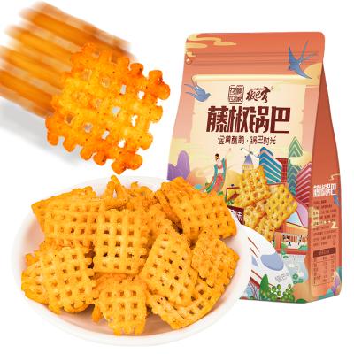 China Instant Fry Rice Machine Made Cheap Crispy Crust Grain Snacks Natural Healthy Pastry For Machine Made Tea Wholesale Snacks for sale