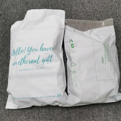 China Mailing Bag With Handle / Mailing Bag With Pocket Biodegradable Apparel Messenger Packaging Poly Mailer Custom Cornstarch Delivery Mailing Mailing Bag for sale