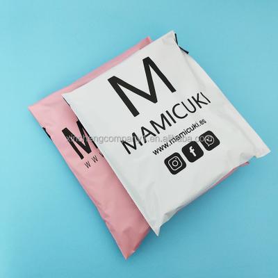 China Mailing Bag With Handle / Mailing Bag With Pocket Custom Printed Eco Pe Plastic Oversize Shipping Envelopes Express Mail Messenger Bag Poly Mailers For Apparel Or Online Store for sale