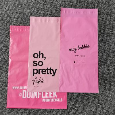 China High Tenacity Recyclable Function Custom Logo Printed Durable Mailing Bag And Reusable Tearproof Pink Poly Mailer Bags for sale