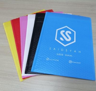 China Custom High Tenacity Self Seal Blue Padded Envelopes Poly Bubble Bags for sale