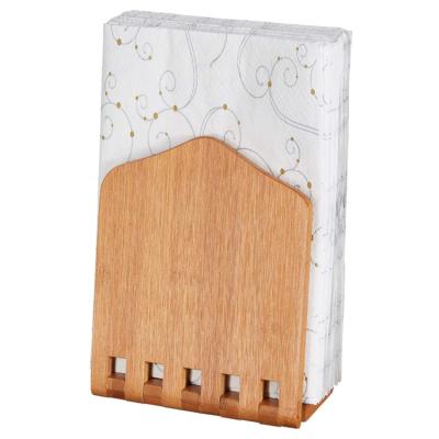 China China Adjustable Eco - Friendly Decorative For Any Scenario Wooden Napkin Holder for sale