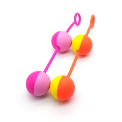 China Mutil Color Silicone Waterproof Love Balls Popular Kegel Exercise Balls Geisha Balls For Tightening for sale