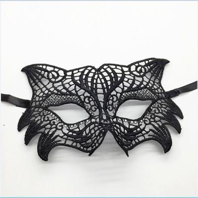 China Halloween Scary Masquerade Decorative Roleplay masks Polyester Party Mask with Satin Ribbon for sale