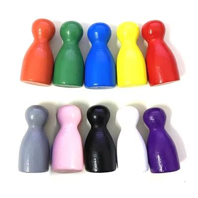 China Multi Colors Mini Size Wooden Board Games Pawns Accessories Between Lovers Roleplay Games for sale