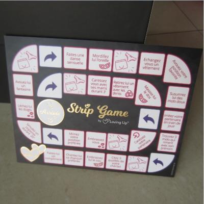 China 2mm Thickness Game Cardboard Accessories Both Sides With Customized Printing For Couples for sale