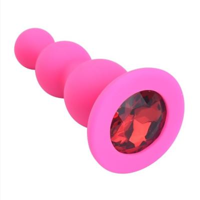 China 3 Beads Pleasure Toys Anal Plugs Toys Make It Easy For Anal Paly Beginner To Feel Happy Experience for sale