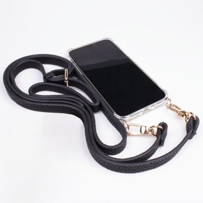 China Fashion PU Cell Phone Case Leather Necklace Chain for sale