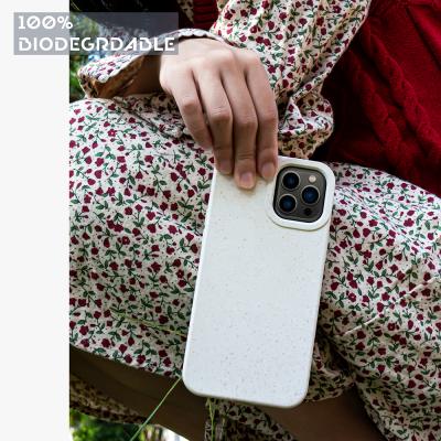 China Eco-friendly Bioedgradable Cases and Cell Phone Shockproof Accessories Phone Cases Cell Phone Bags for iphone 13 pro max for sale