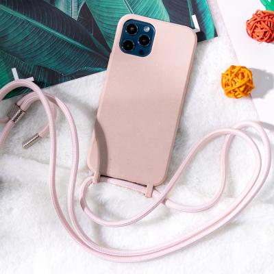 China fast shipping Anti-fall christmas gift already to ship necklace phone cases and bags for iphone 13 case for sale