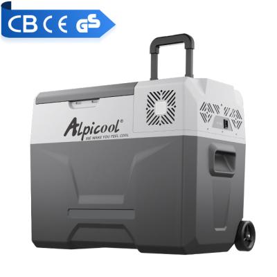 China ALPICOOL Mini Cooler Function Cooling 12v Refrigerator Compressor Mini Fridge Mini Picnic Deep Beer for sale