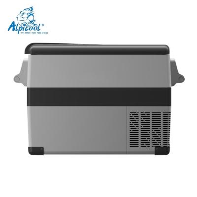 China Alpicool Mini Cooling Portable Car Refrigerator DC 12v Camping Car 35l Freezer Truck Fridge for sale