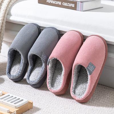 China 2021 New Winter Ladies Lover Bedroom Home Lover Lightweight Anti-skid Warm Slippers Cotton Slippers For Women for sale