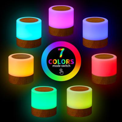 China New Design Modern Plastic Decorative Indoor Living Room 3Watt LED Sleep Atmosphere RGB Night Light for sale