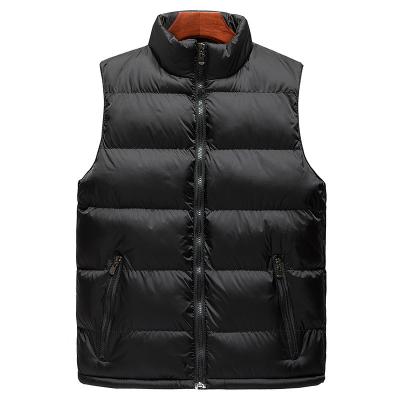 China Men's Anti-Shrink Polyester Fashion Casual Lightweight Plus Size Padding Sleeveless Stripper Vest For Men for sale