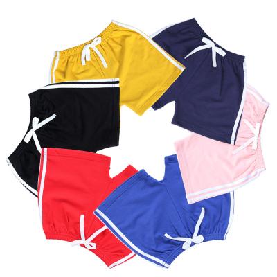 China Summer Anti-pilling Children's Thin Cotton Sports Shorts Girl's Casual Custom Shorts For Girl for sale