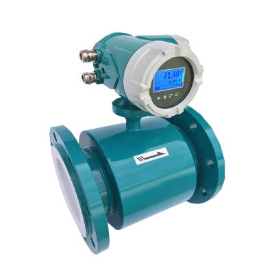 China Liquid Remote Chemical Slurry Water Pulp Paper Pulp Integral Measuring Electromagnetic Flowmeter for sale