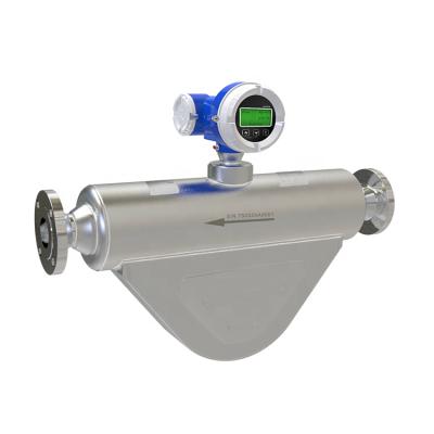 China Mass Flow Rate and Volume Flow Meter Tube Density Coriolis Mass Flow Meter For Diesel Fuel Water Medium RF3000 for sale