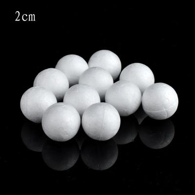 China Christamas Decoration Polystyrene EPS Wall Hang Decorative Ball DIY Beautiful 2cm Foam Balls Wedding Craft Party Decoration White Christmas Decor for sale