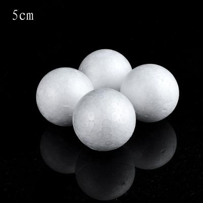 China Christamas Decoration Styrofoam Molding Densifier ENV Raw Material Non-Flammable Children Play 5cm Styrofoam Expanding Ball For Christmas DIY for sale