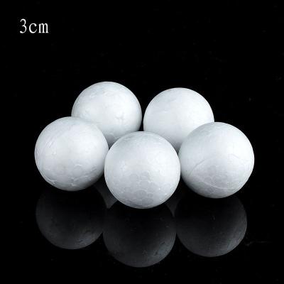 China Hot Sale Extra Large Polystyrene 3cm Styrofoam Styrofoam Foam Ball White Christamas Craft Shaped For DIY Christmas Party Decoration Supplies Gifts for sale