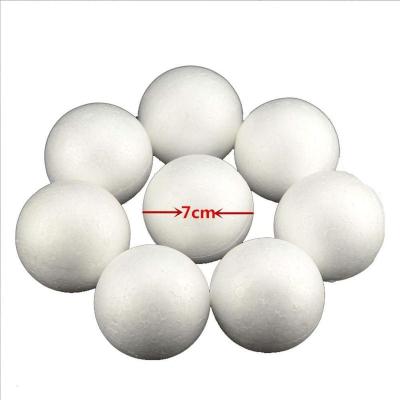 China Christamas Decoration Plain Color White Christmas Styrofoam Ball for sale