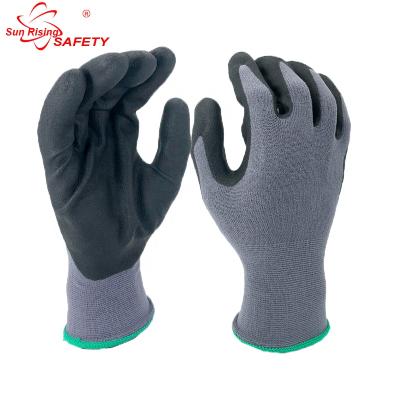 China Assembly SRSAFETY 15 Gauge Knitted Max Flex Coated Safety Nitrile Foam Working Gloves Nitrile Gloves for sale