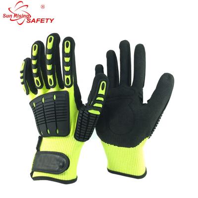 China Soft and Flexible TPR with High Cut Protection SRSAFETY Soft and Flexible Gloves Mechanic TPR Anti Impact Gloves and Anti Cut Gloves for sale