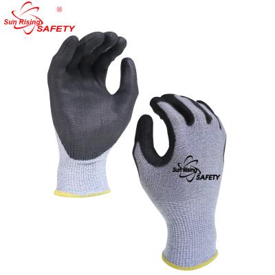 China SRSAFETY Soft Even Very Soft Anti-Cut PU Liner Made In China Gloves for sale