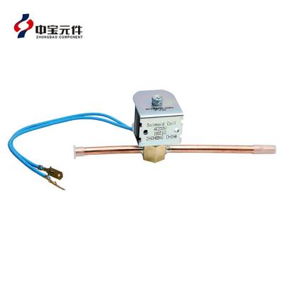 China Factory Directly Sale Mini Refrigeration System Parts General Flow 180 Degree Angle Cheap Solenoid Valve zu verkaufen