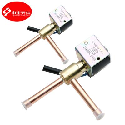 China 110V 220V Air Condition General Refrigerant Parts Control Solenoid Solenoid Valve zu verkaufen