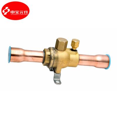 Chine Bi-flow General Manual Brass Shut Off Valve Ball Valve For Air Conditioning System à vendre