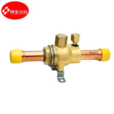 Κίνα General Air Conditioning Ball Spare Parts Refrigeration Shut Off Valve With Access Filling προς πώληση