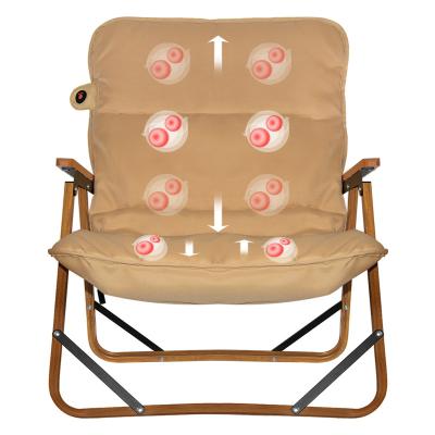 China Back Chair Outdoor Hip Beach Picnic Function Massage Foldable Fishing Kneading Massage Heating Outdoor Portable Chair for sale