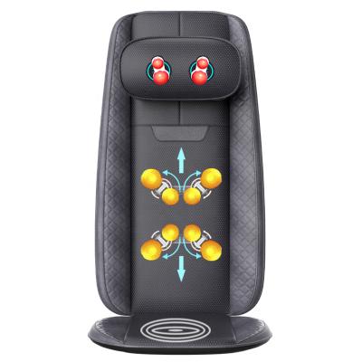 China Fashion Luxury Ultra Thin Automatic High Quality Shiatsu Massage Back Cushion With Adjustable Neck Massager for sale